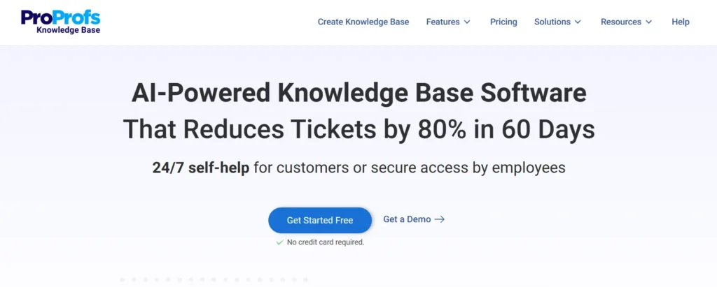 ProProfs Knowledge Base